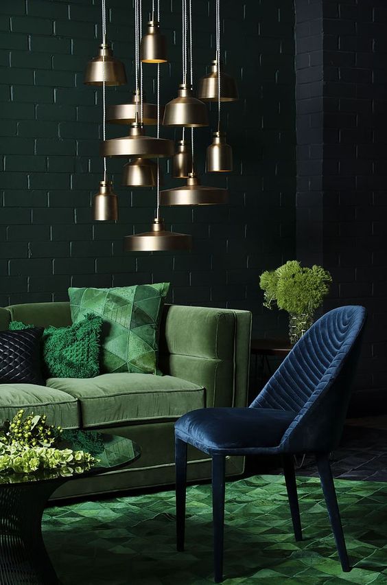 Le vert forêt couleur tendance déco 2018