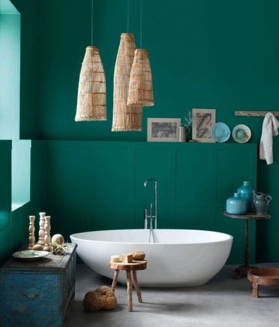 La peinture verte, très exotique
